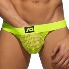 Addicted Mesh Click Jock AD946 Neon Yellow Mens Underwear