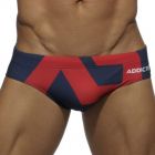 Addicted Extra Large AD Logo Swim Brief ADS045 Navy Mens Swimwear