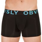 Obviously EveryMan Boxer Brief 3 Inch Leg B00 Black Mens Underwear