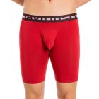 Obviously EveryMan Boxer Brief 9 Inch Leg B01 White Mens Underwear