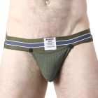 Cellblock 13 Tight End 2" Snap Up Jockstrap CBU356 Army Green