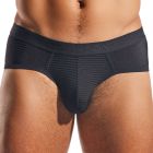 Cocksox LUX Semi Sheer Sports Brief CX76LUX Nero