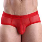 Cocksox Mesh Sports Brief CX76ME Fiery Red