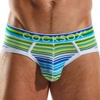 Cocksox Freshballs Sports Brief CX76N Topspin Stripe Mens Underwear