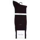 Calvin Klein Liam 14 Gauge Cotton Flat Knit Crew Socks ECB212 Chocolate Mens Socks