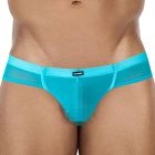 CUT4MEN GLOW  Mesh Hybrid Cheeky Brief C4MSPX22 Turquoise Mens Underwear
