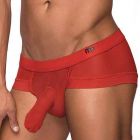 Male Power Hoser Micro Mini Short 129-236 Red