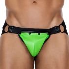 C4M JOCKSTR4P Jock Snap Jockstrap JOCKSTR4P02 Blazing Green Mens Underwear