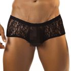 Joe Snyder Cheeky Boxers JS13 Black Lace Mens Underwear