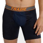 Tradie Honey Badger Sports Mid Length Trunk MJ2072SK Navy Marle Mens Underwear