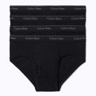 Calvin Klein Cotton  Classics 4 Pack Hip Brief NB4004 Black Mens Underwear