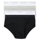Calvin Klein Cotton  Classics 4 Pack Hip Brief NB4004 Black/White/Grey Mens Underwear