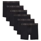 2xist Mens X Sport Mesh Boxer Brief 6-Pack 31R10666 Black