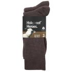 Holeproof Rib Wool Bus S10012 Taupe Mens Socks