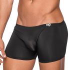 Male Power Seamless Sleek Short W/Sheer Pouch SMS-006 Black Mens Underwear