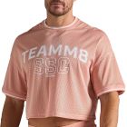 TEAMM8 S.S.C. Fraternity Drop Sleeve Crop Tee TC-CTSSSC Dusty Pink