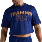 TEAMM8 S.S.C. Fraternity Drop Sleeve Crop Tee TC-CTSSSC Navy