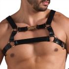 TEAMM8 PLAY Flex Harness TP-HRSFXL Faux Leather Black Mens Adult