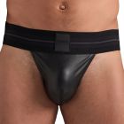TEAMM8 PLAYTIME Flex Jocstrap TP-JKFLX Faux Leather Black