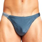 TEAMM8 Bass Mesh Swim Thong TS-TBASSM Steel Blue