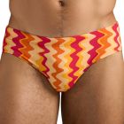 TEAMM8 Resort Wide Cut Swim Brief TS-WCRSRT Red Mirage