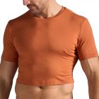 TEAMM8 Body Bamboo Crop Tee TU-CTBODY3 Burnt Sienna Mens Clothing