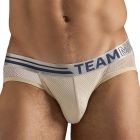 TEAMM8 Racer Mesh Jockstrap TU-JKRCR Ecru Mens Underwear