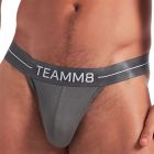 TEAMM8 Icon Thong TU-TGICON Gunmetal Mens Underwear