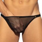 ES Collection Plumetti Thong UN469 Black Mens Underwear