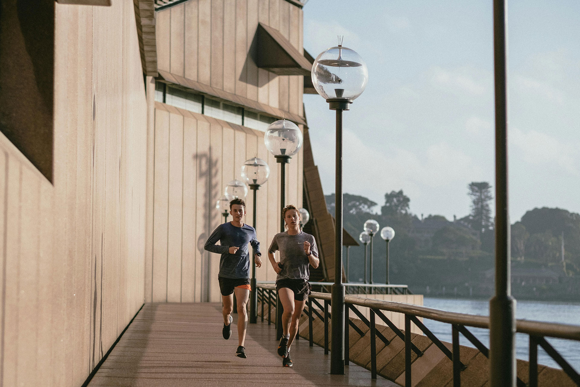 Runners at Sydney Opera House, by Kate Trifo