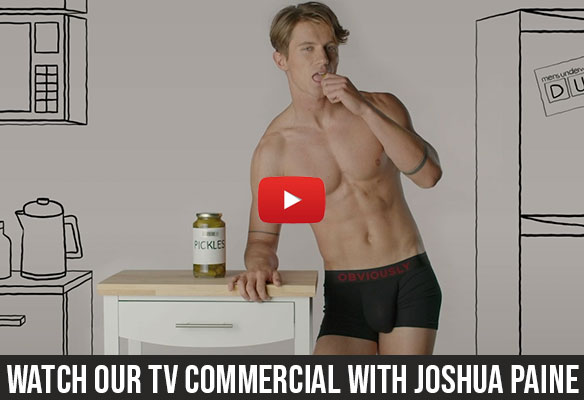 Mens Underwear Online Television Commercial with Joshua Paine