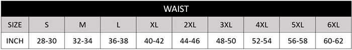 Jockey Underwear Sizechart