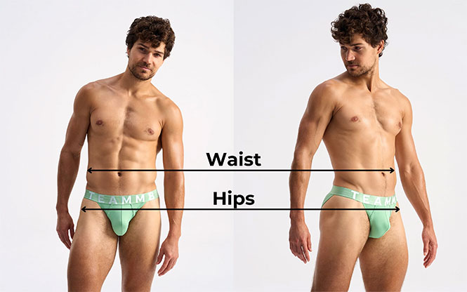 Bottom size chart guide - TEAMM8