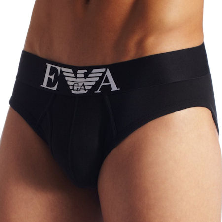 Emporio-Armani-Stretch-Cotton-Brief-Black