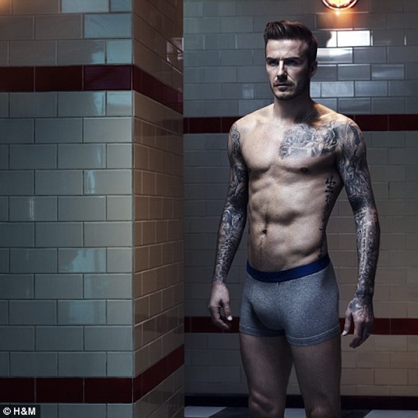 David Beckham in a New Underwear Campaign